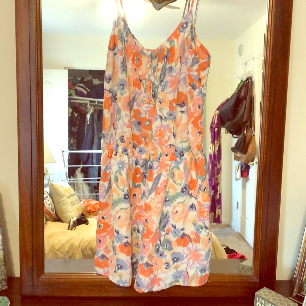 Spring floral romper